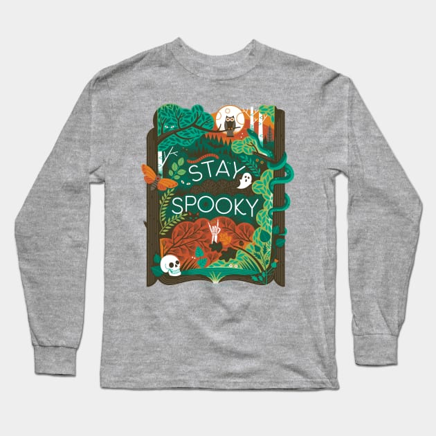 Stay Spooky Long Sleeve T-Shirt by Lucie Rice Illustration and Design, LLC